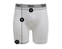 Set of large men's FABIO D55 gray undershirt and men's 3-pack DRIVER 2 D555 boxers