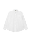 Duża męska koszula wizytowa z długim rękawem AIDEN D555 Biała