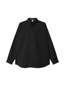 Duża męska koszula wizytowa z długim rękawem CORBIN D555 Czarna