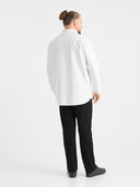 Duża męska koszula RICHARD D555 Biała