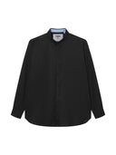 Duża męska koszula RICHARD D555 Czarna