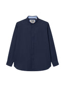 Duża męska koszula RICHARD D555 Granatowa