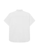 Duża męska koszula wizytowa krótki rękaw JAMES D555 Biała