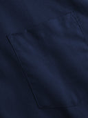 Duża męska koszula wizytowa krótki rękaw JAMES D555 Granatowa