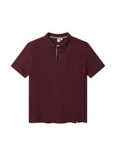Duża męska koszulka Polo GRANT bawełniana bordowa