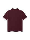 Duża męska koszulka Polo GRANT bawełniana bordowa