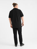 Duża męska koszulka Polo GRANT bawełniana czarna