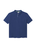 Duża męska koszulka Polo GRANT bawełniana granatowa