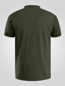 Large men's polo shirt GRANT cotton navy blue