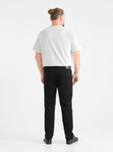 Duże jeansy męski regular fit CLAUDE D555 Czarne