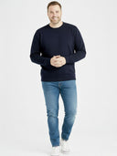 Duża męska bluza zakładana przez głowę SWEAT granatowa