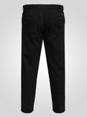 Large Men's Elegant Chino Trousers BRUNO Xtenda Waist Navy Blue (indigo)