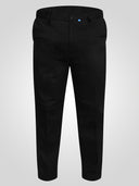 Large Men's Elegant Chino Trousers BRUNO Xtenda Waist Navy Blue (indigo)