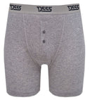 Zestaw duży męski podkoszulek FABIO D55 szary i męskie bokserki 3-pak DRIVER 2 D555