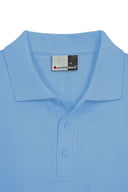 Large men's cotton piqué shirt PROMODORO Polo Superior - Alaskan blue - light blue
