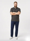 Men's Large Cotton Polo Shirt Superior White