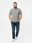 Men's Large Cotton Polo Shirt Superior White