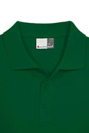 Large men's cotton piqué shirt PROMODORO Polo Superior - Forest green