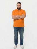 Men's Large Cotton Polo Shirt Superior White