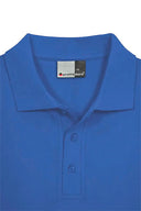 Large men's cotton piqué shirt PROMODORO Polo Superior - Royal blue - light blue