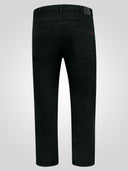 Duże męskie spodnie jeansowe ze stretchem BALFOUR czarne