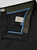 Large Men's Elegant Chino Trousers BRUNO Xtenda Waist Black
