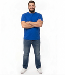 Promodoro Royal Men's Large Premium T-Shirt - Dark Blue