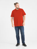 Duża męska koszulka Polo bawełniana Polo PORA210 Czerwona