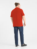 Duża męska koszulka Polo bawełniana Polo PORA210 Czerwona