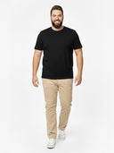 Men's Large Cotton Casual Premium-T Promodoro Black T-shirt - black