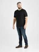 Duży męski T-shirt premium bawełna organiczna Premium-T Organic Czarny