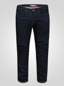AMBROSE D555 Men's Large Regular Fit Jeans Dark Blue