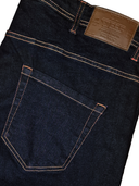 AMBROSE D555 Men's Large Regular Fit Jeans Dark Blue