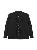 Duża męska koszula jeansowa regular fit WESTERN Czarna