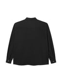 Duża męska koszula jeansowa regular fit WESTERN Czarna