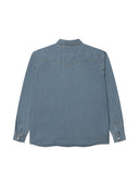 Duża męska koszula jeansowa regular fit WESTERN stonewash niebieska